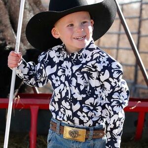 New set of 2 Cinch infant and toddler on island time shirts 3T and 6-12 months